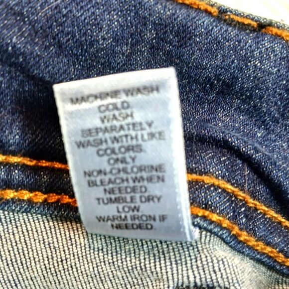 Cato Curvy Straight Dark Wash Stretchy Denim Jeans Woman 26W. 48-inch. NEW NWT.. - Picture 10 of 13